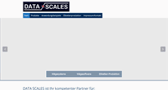 Desktop Screenshot of data-scales.de