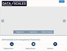 Tablet Screenshot of data-scales.de